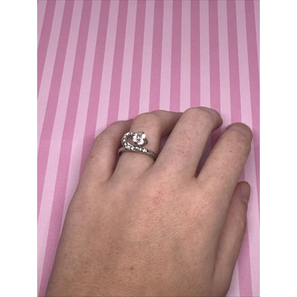 Size 5.5 Statement Ring Cubic Zirconia